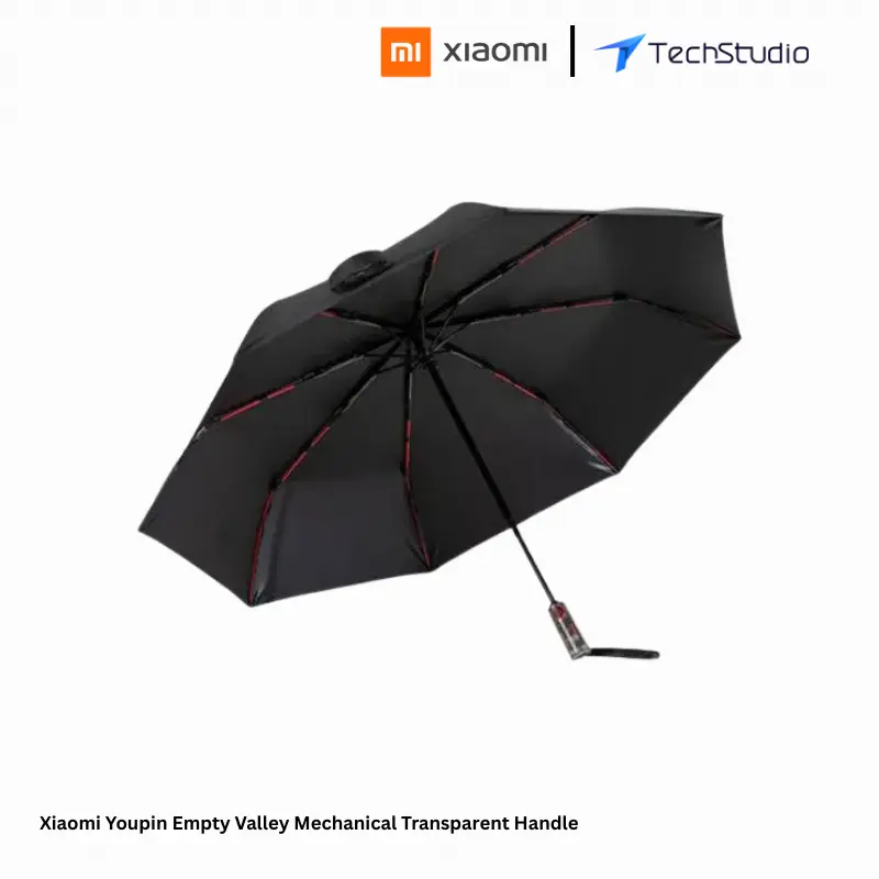 Xiaomi Youpin Empty Valley Mechanical Transparent Handle Automatic 50V UV Protection Umbrella