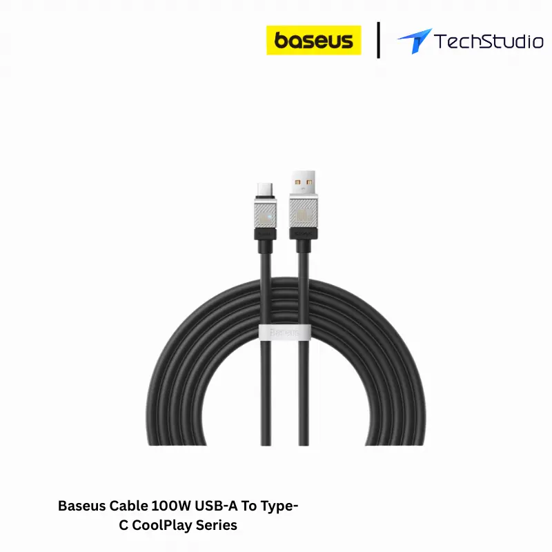 Baseus Cable 100W USB-A To Type-C CoolPlay Series Doublly-Wrapped Fast Charging Cable