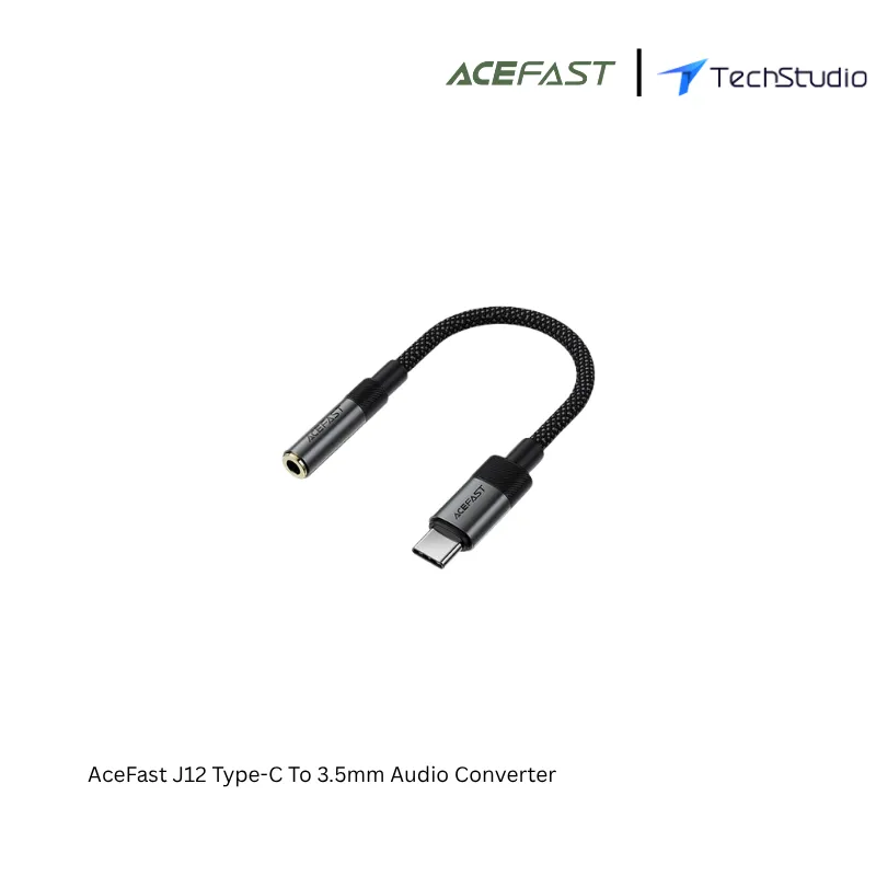 AceFast J12 Type-C To 3.5mm Audio Converter