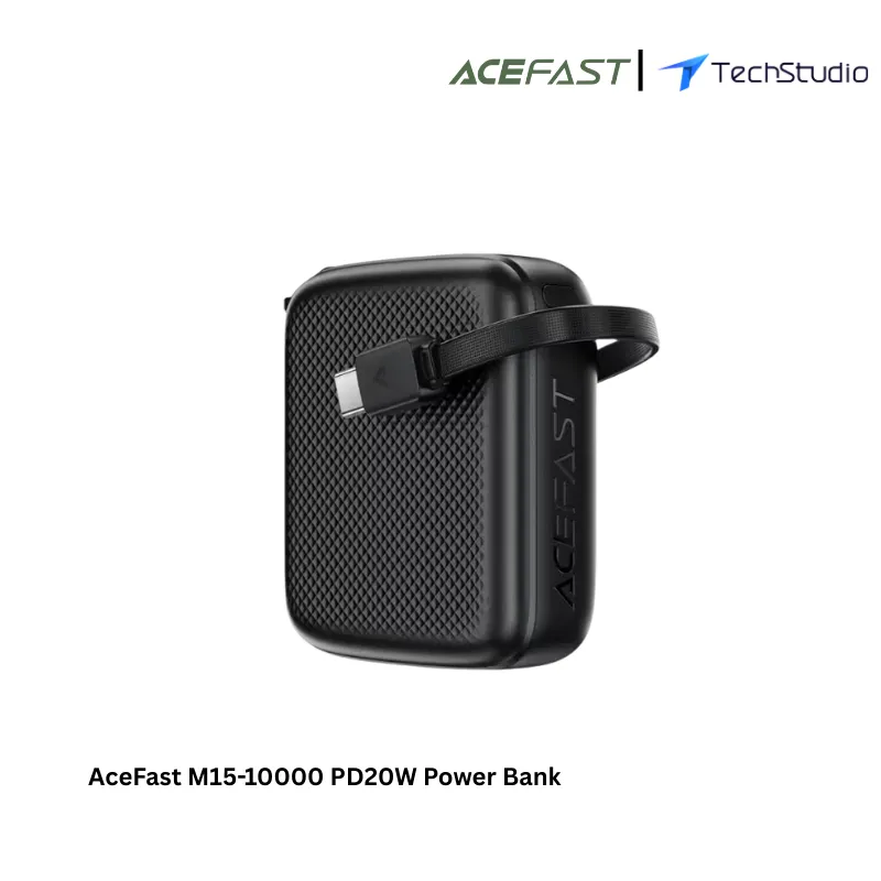 AceFast M15-10000 PD20W Power Bank with Cable