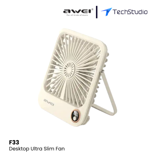 Awei F33 Desktop Ultra Slim Fan 1800mAh - 2