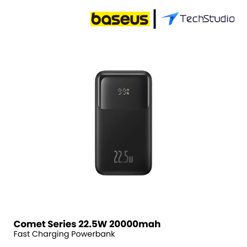 Baseus Comet Series Dual-Cable Digital Display Fast Charge Power Bank 20000mAh 22.5W