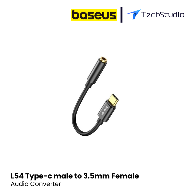 Baseus L54 Type-c male to 3.5mm Female Audio Converter - 2