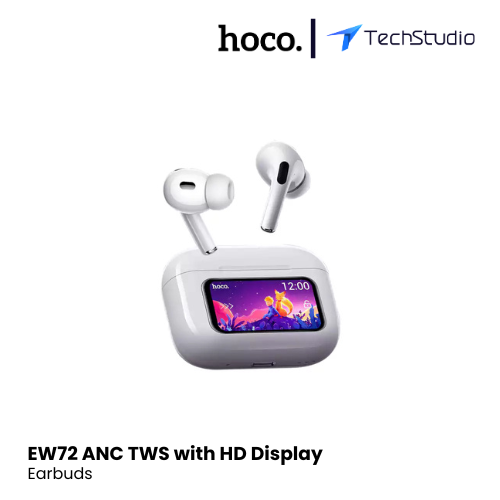Hoco EW72 ANC TWS Earbuds with HD Display - 3